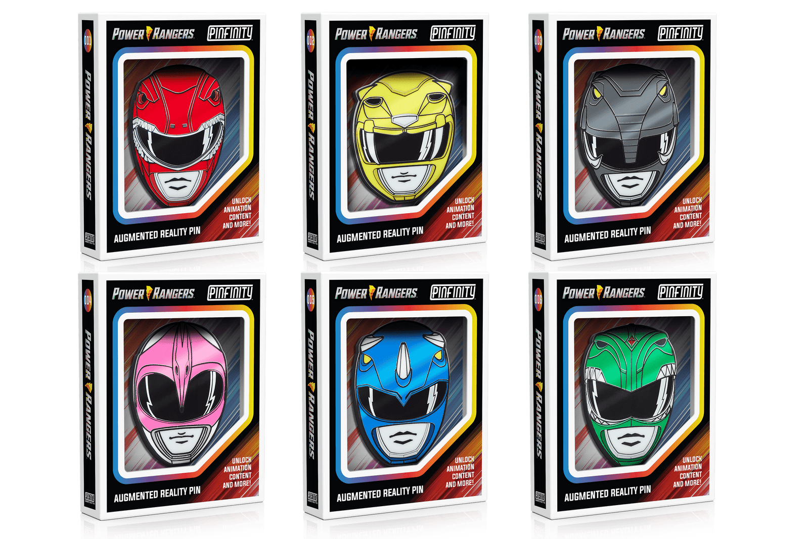 Unleash the Power: Pinfinity's Mighty Morphin Power Rangers Collection! - Pinfinity - Augmented Reality Collectible Pins
