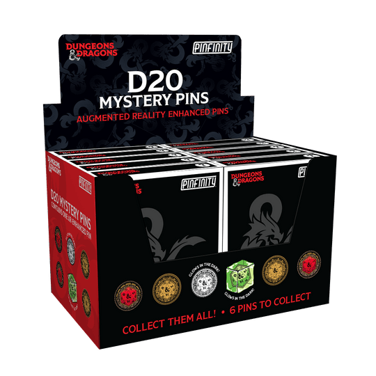 Dungeons & Dragons - D20 Blind Box CDU - Pinfinity - Augmented Reality Collectible Pins