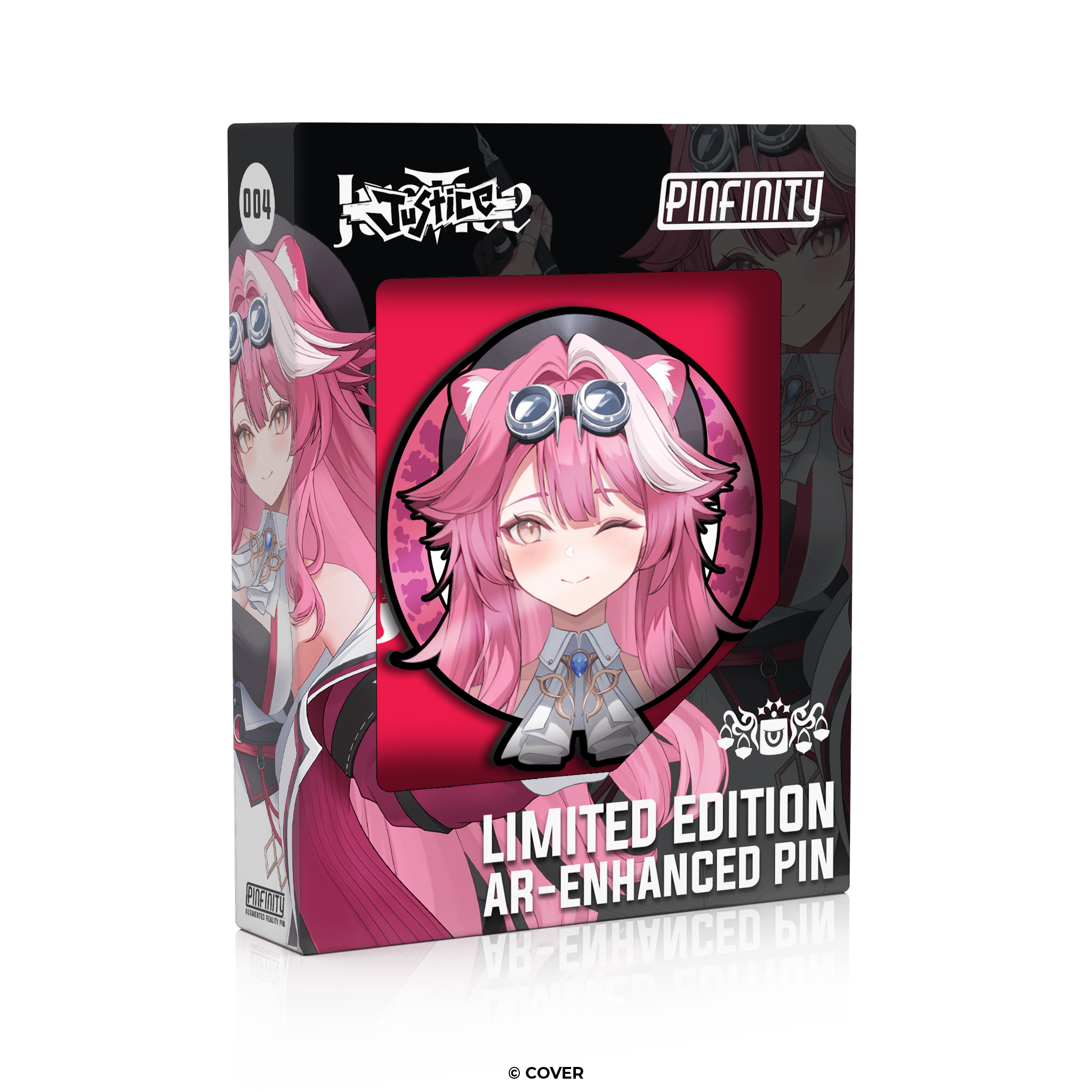 Limited Edition hololive English -Justice- Raora Panthera AR Pin