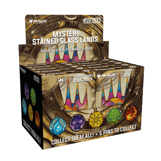 Magic: The Gathering - Stained Glass Lands CDU - Pinfinity - Augmented Reality Collectible Pins