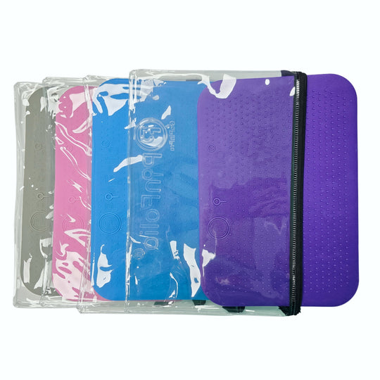 PinFolio® Safe'N'Go® Zippered Pouch for Midsize Boards Pack of 4 – Secure and Customizable Pin Storage Sleeves - Pinfinity - Augmented Reality Collectible Pins