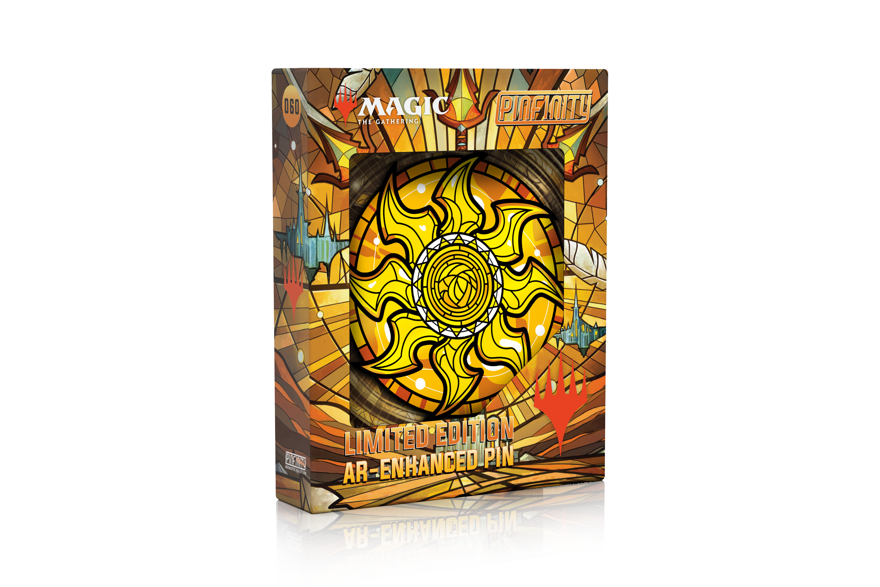 Magic: the Gathering - Stained Glass Plains Pin – Pinfinity