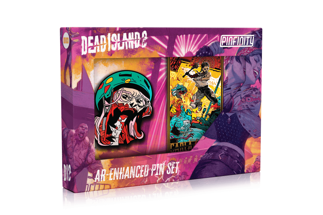 Dead Island 2 - Carla and The Roller Girl Pin Set - Pinfinity - Augmented Reality Collectible Pins