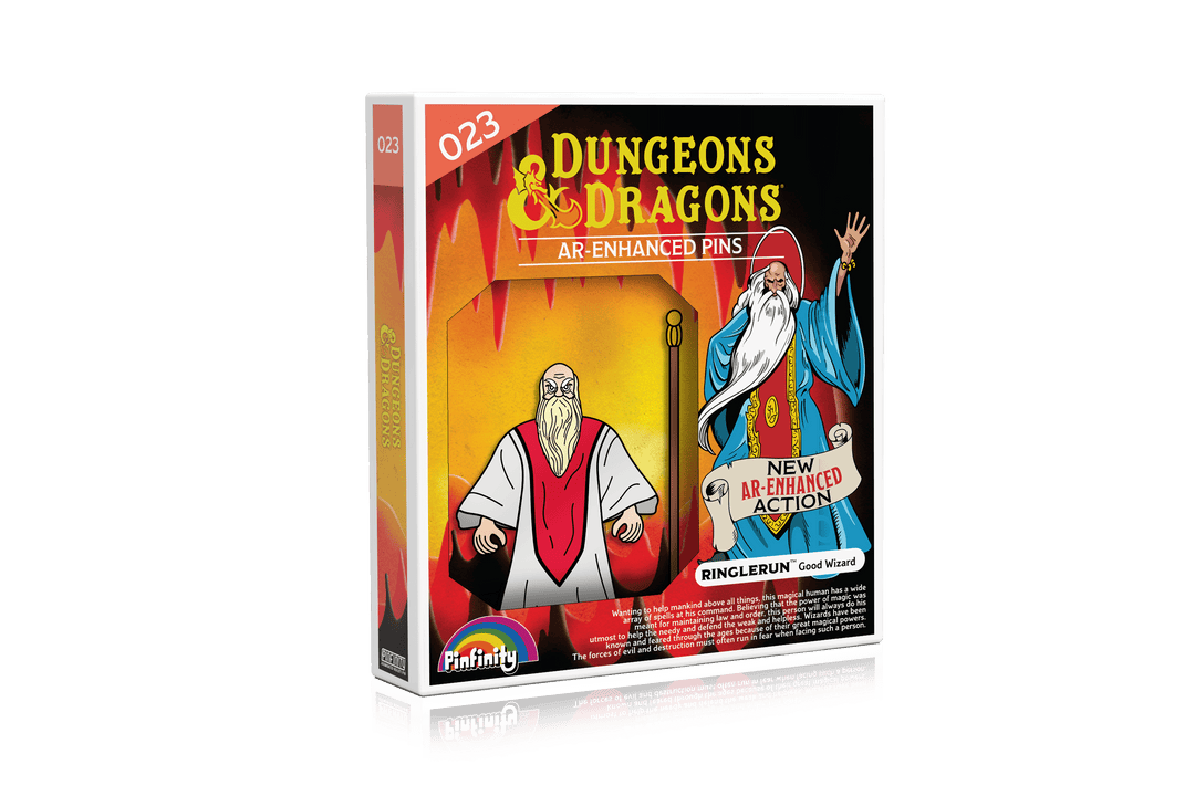 Dungeons & Dragons - Ringlerun Retro Toy AR Pin - Pinfinity - Augmented Reality Collectible Pins