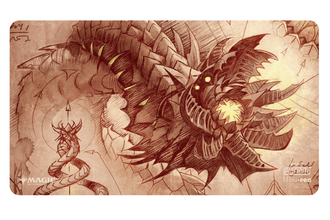Magic: the Gathering - Exclusive UltraPRO Wurmcoil Engine AR Playmat - Pinfinity - Augmented Reality Collectible Pins