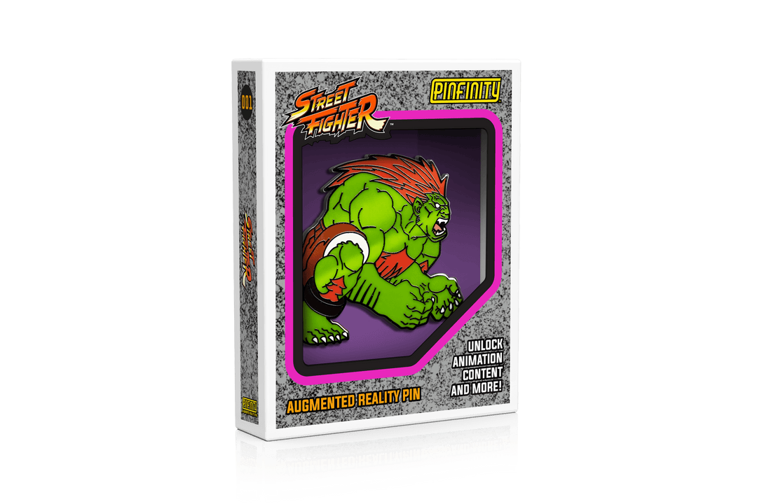 Street Fighter - Blanka - Pinfinity - Augmented Reality Collectible Pins