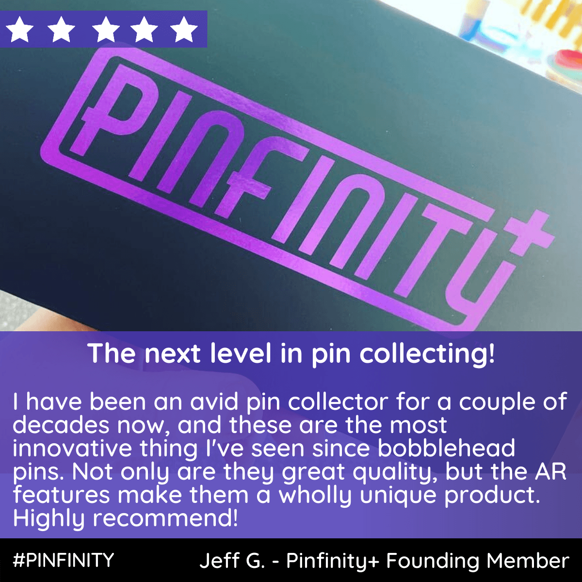 Final Pinfinity Fan Feature of 2021! - Pinfinity - Augmented Reality Collectible Pins