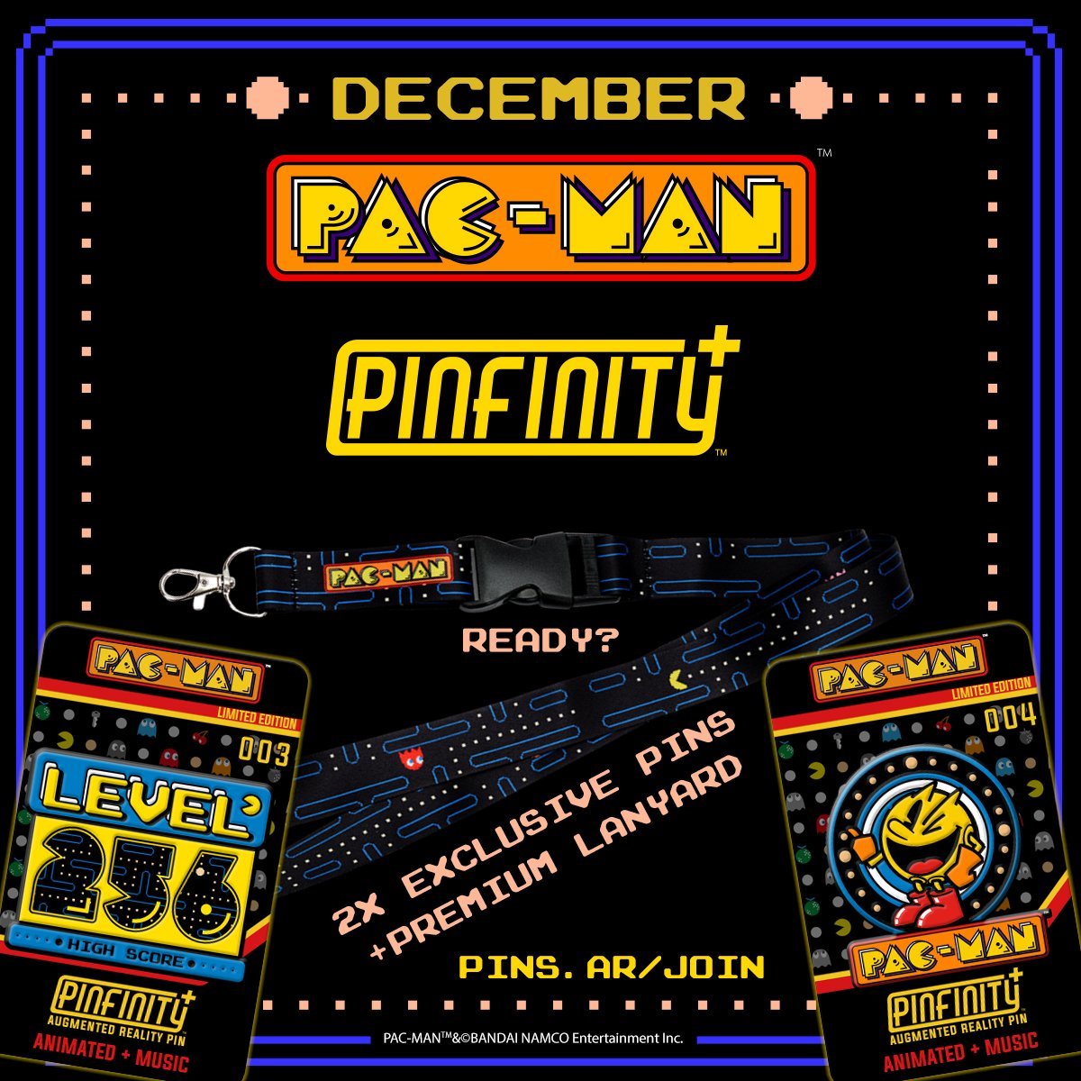 Five Fun Facts: Pac-Man Edition! - Pinfinity - Augmented Reality Collectible Pins