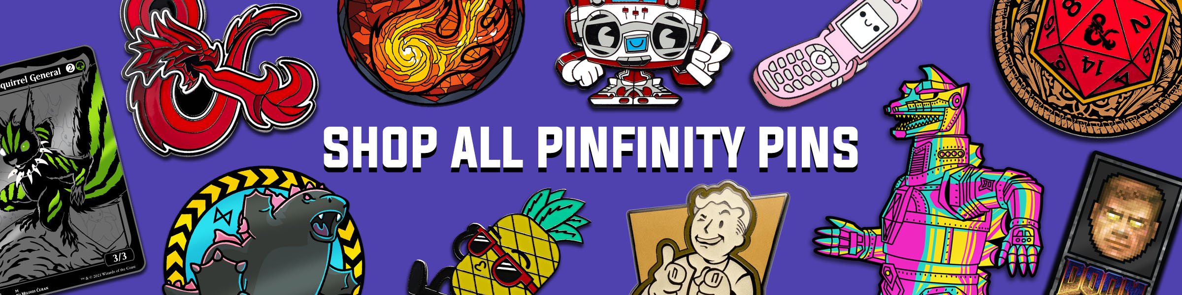 Shop All Pinfinity Pins - Pinfinity - Augmented Reality Collectible Pins