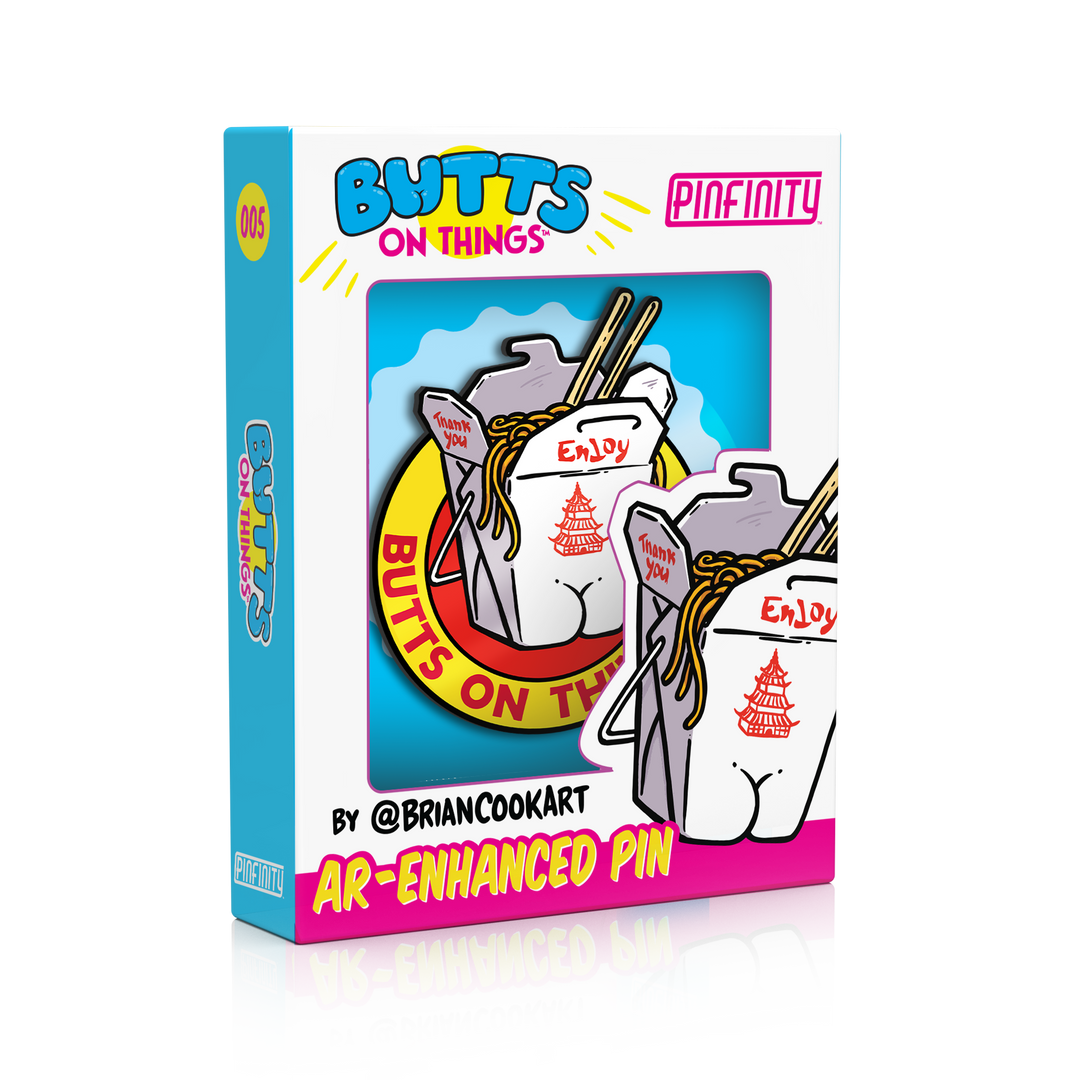 Takeout Noodles Butt AR Pin packaging