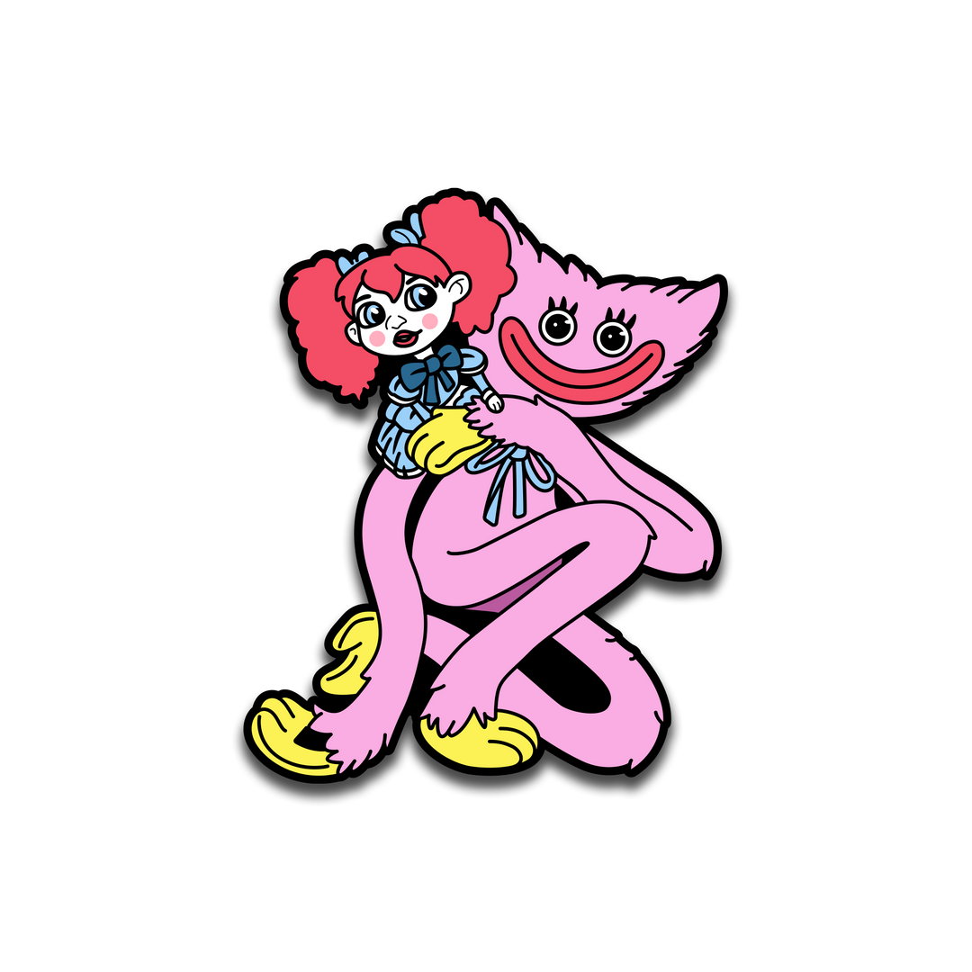 Poppy Playtime - Poppy & Mommy Long Legs LE AR Pin