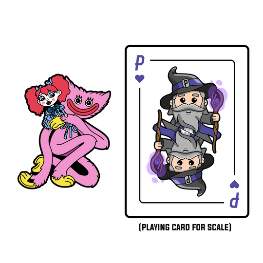 Poppy Playtime - Poppy & Mommy Long Legs LE AR Pin