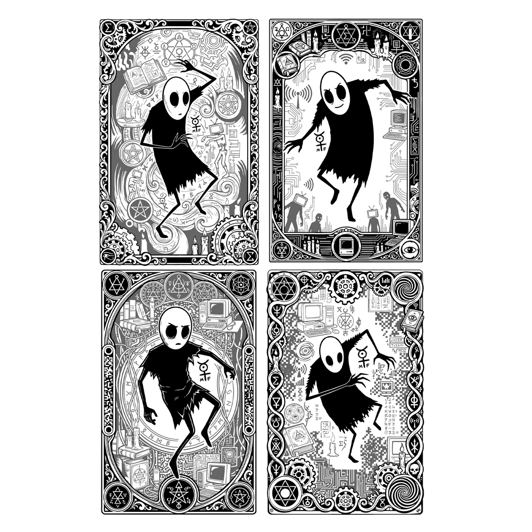 Mr. Freeman - Fragments of Reality: Complete Set (4 Cards) (Serialized)