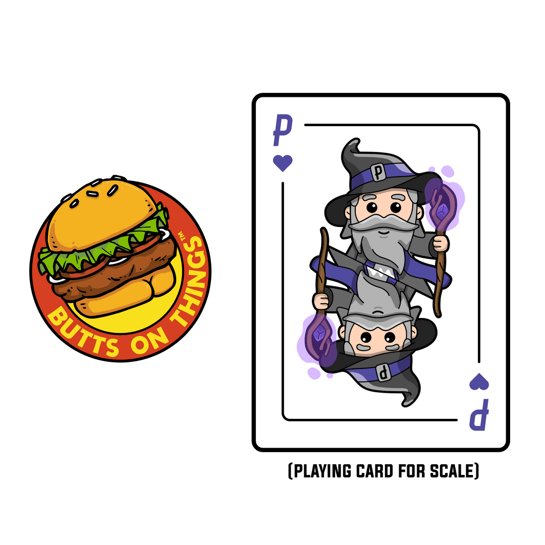 Butts on Things - Burger Butt AR Pin - Pinfinity - Augmented Reality Collectible Pins
