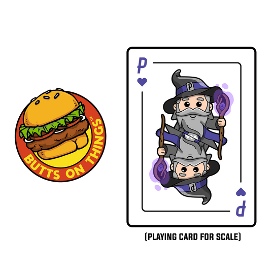 Butts on Things - Burger Butt AR Pin - Pinfinity - Augmented Reality Collectible Pins