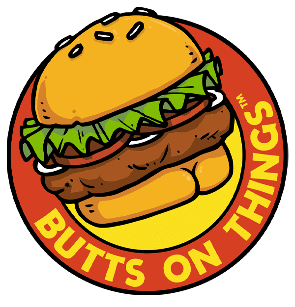 Butts on Things - Burger Butt AR Pin - Pinfinity - Augmented Reality Collectible Pins