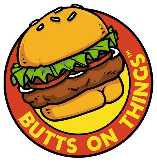 Butts on Things - Burger Butt AR Pin - Pinfinity - Augmented Reality Collectible Pins