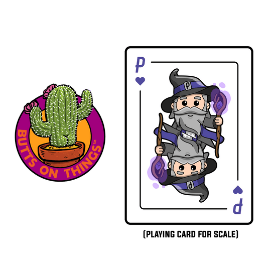 Butts on Things - Cactus Butt AR Pin - Pinfinity - Augmented Reality Collectible Pins