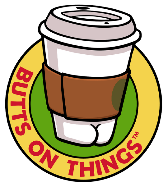 Butts on Things - Coffee Cup Butt AR Pin - Pinfinity - Augmented Reality Collectible Pins