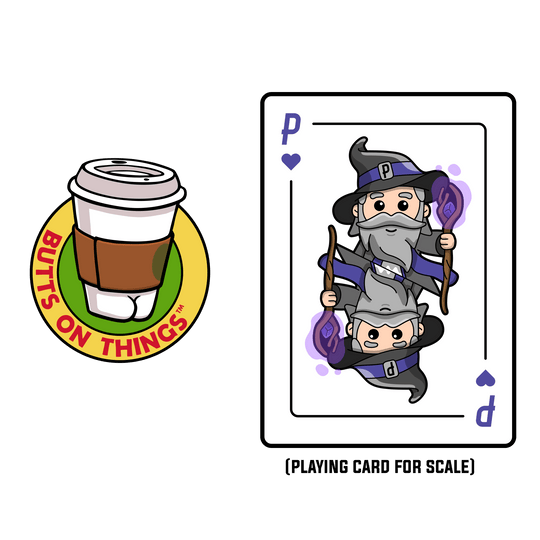 Butts on Things - Coffee Cup Butt AR Pin - Pinfinity - Augmented Reality Collectible Pins