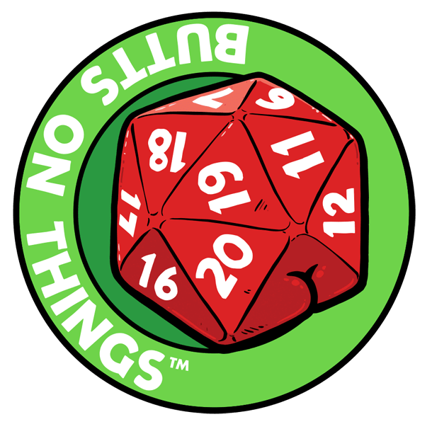 Butts on Things - D20 Dice Butt AR Pin - Pinfinity - Augmented Reality Collectible Pins