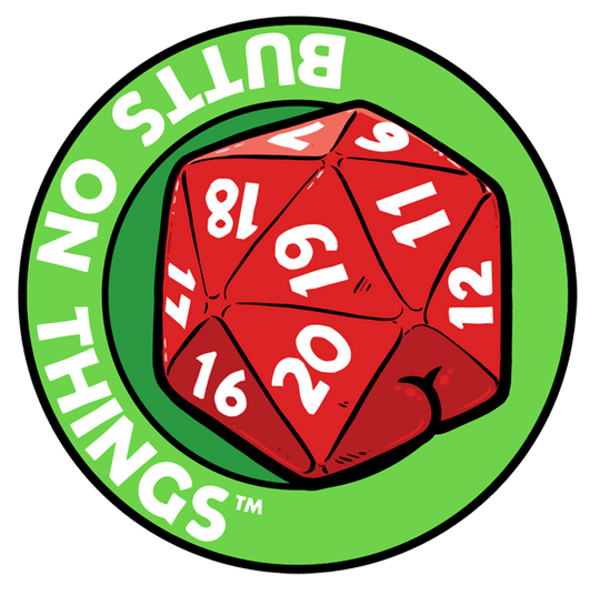 Butts on Things - D20 Dice Butt AR Pin - Pinfinity - Augmented Reality Collectible Pins
