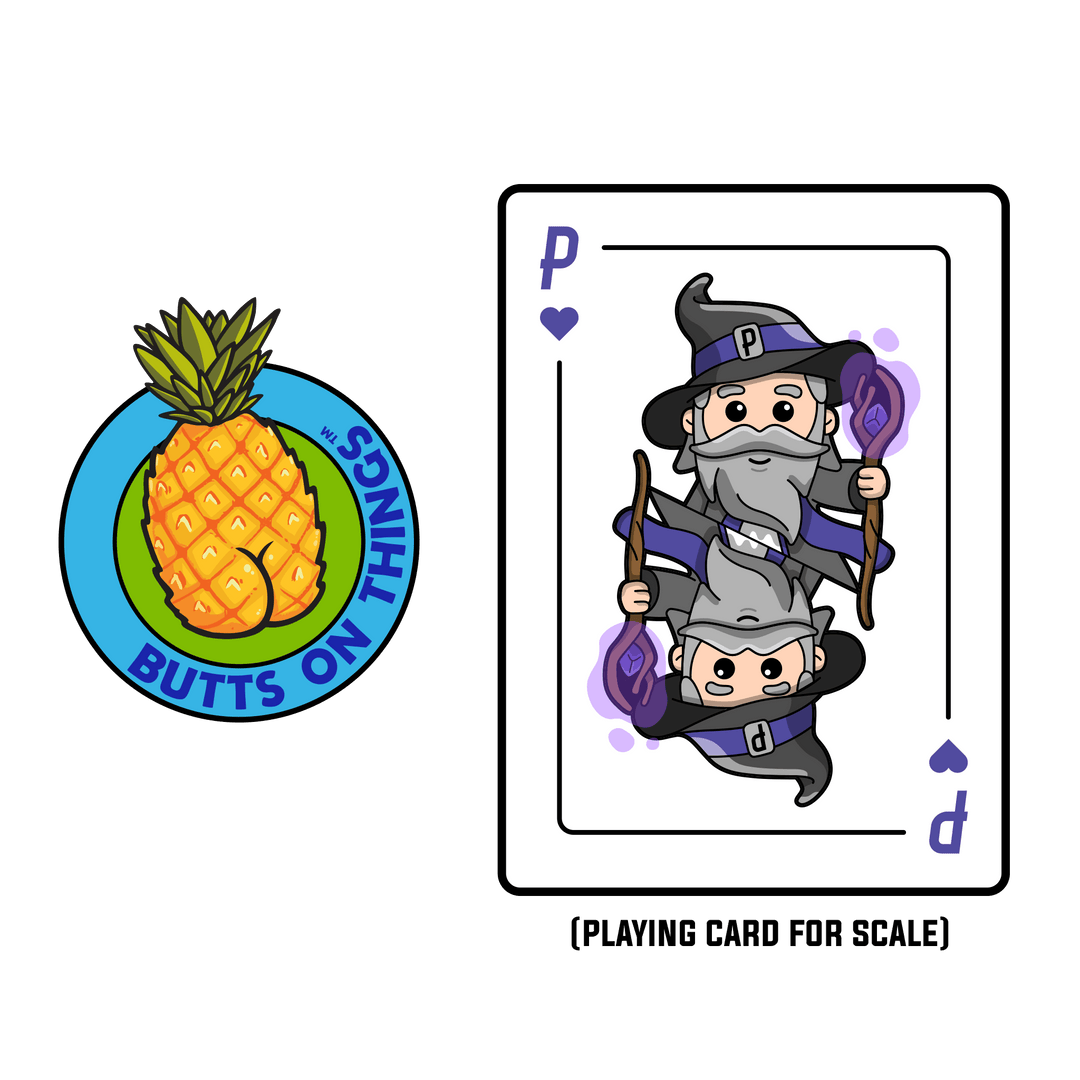 Butts on Things - Pineapple Butt AR Pin - Pinfinity - Augmented Reality Collectible Pins