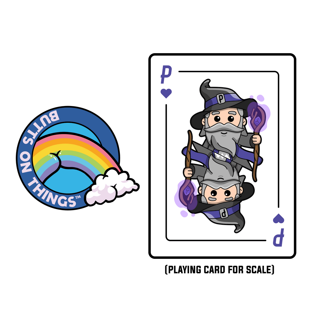 Butts on Things - Rainbow Butt AR Pin - Pinfinity - Augmented Reality Collectible Pins