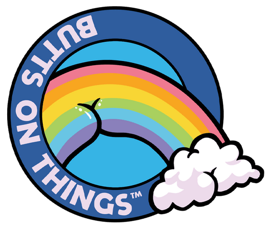 Butts on Things - Rainbow Butt AR Pin - Pinfinity - Augmented Reality Collectible Pins