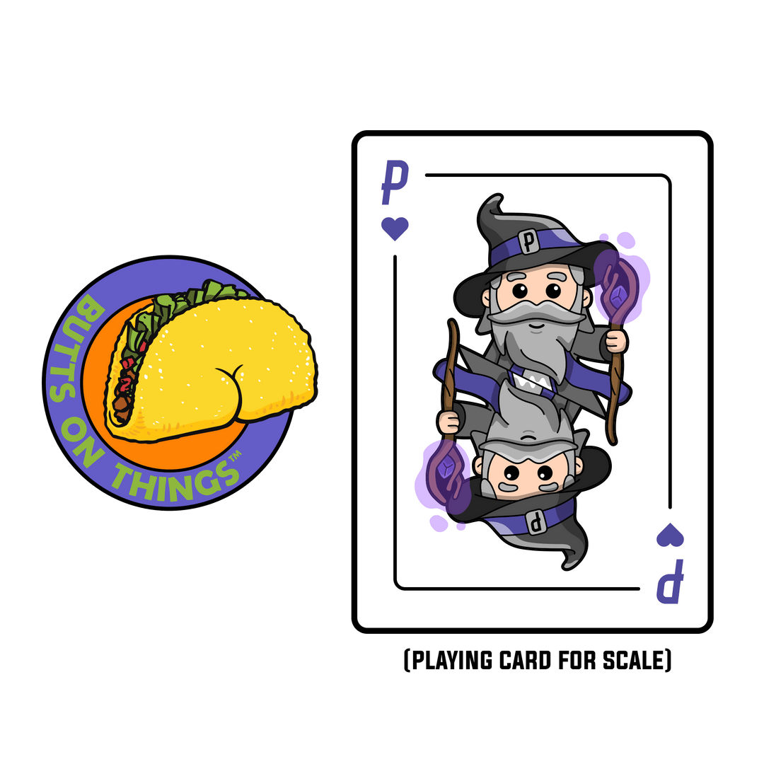 Butts on Things - Taco Butt AR Pin - Pinfinity - Augmented Reality Collectible Pins
