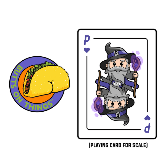Butts on Things - Taco Butt AR Pin - Pinfinity - Augmented Reality Collectible Pins
