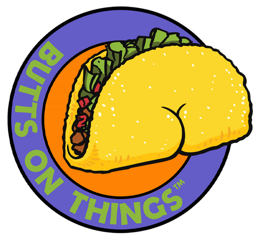 Butts on Things - Taco Butt AR Pin - Pinfinity - Augmented Reality Collectible Pins