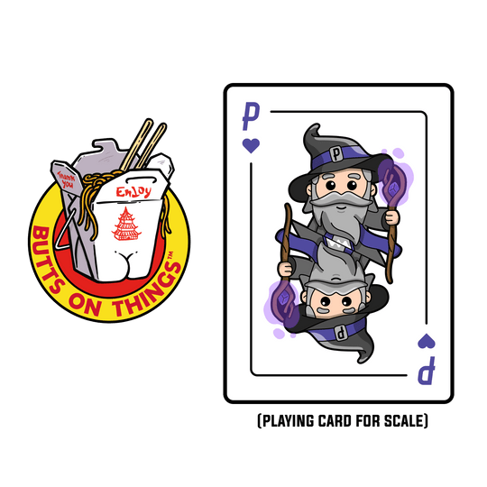 Butts on Things - Takeout Noodles Butt AR Pin - Pinfinity - Augmented Reality Collectible Pins