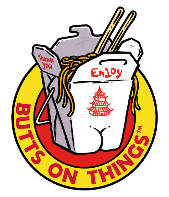 Butts on Things - Takeout Noodles Butt AR Pin - Pinfinity - Augmented Reality Collectible Pins