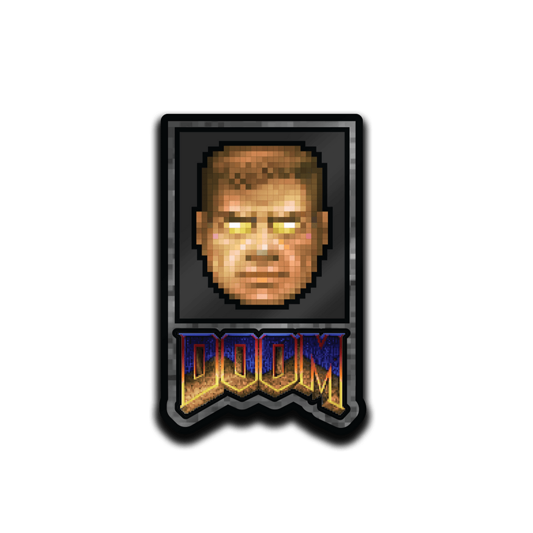 DOOM - DOOM Guy Blind Box Pin - Pinfinity - Augmented Reality Collectible Pins