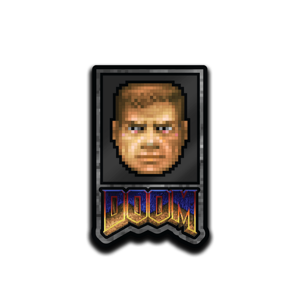 DOOM - DOOM Guy Blind Box Pin - Pinfinity - Augmented Reality Collectible Pins