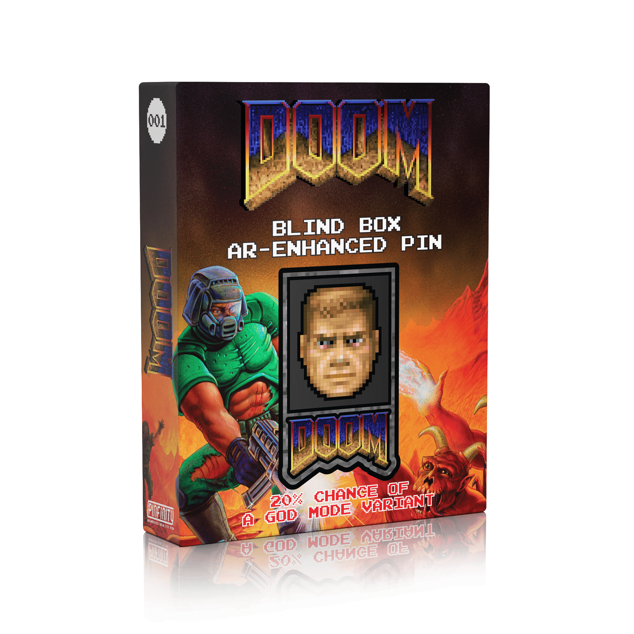 DOOM - DOOM Guy Blind Box Pin – Pinfinity - Augmented Reality ...