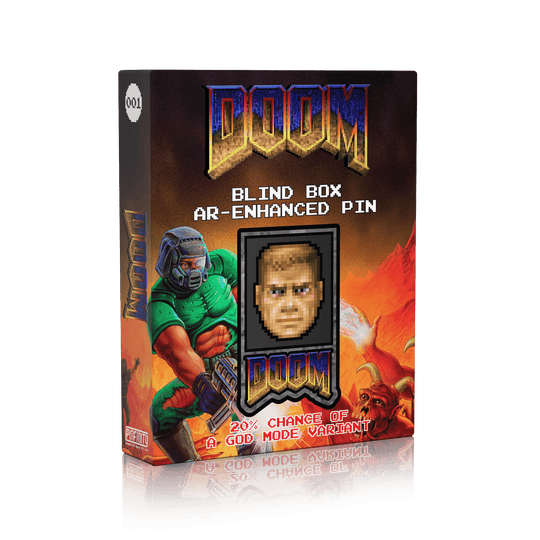 DOOM - DOOM Guy Blind Box Pin - Pinfinity - Augmented Reality Collectible Pins