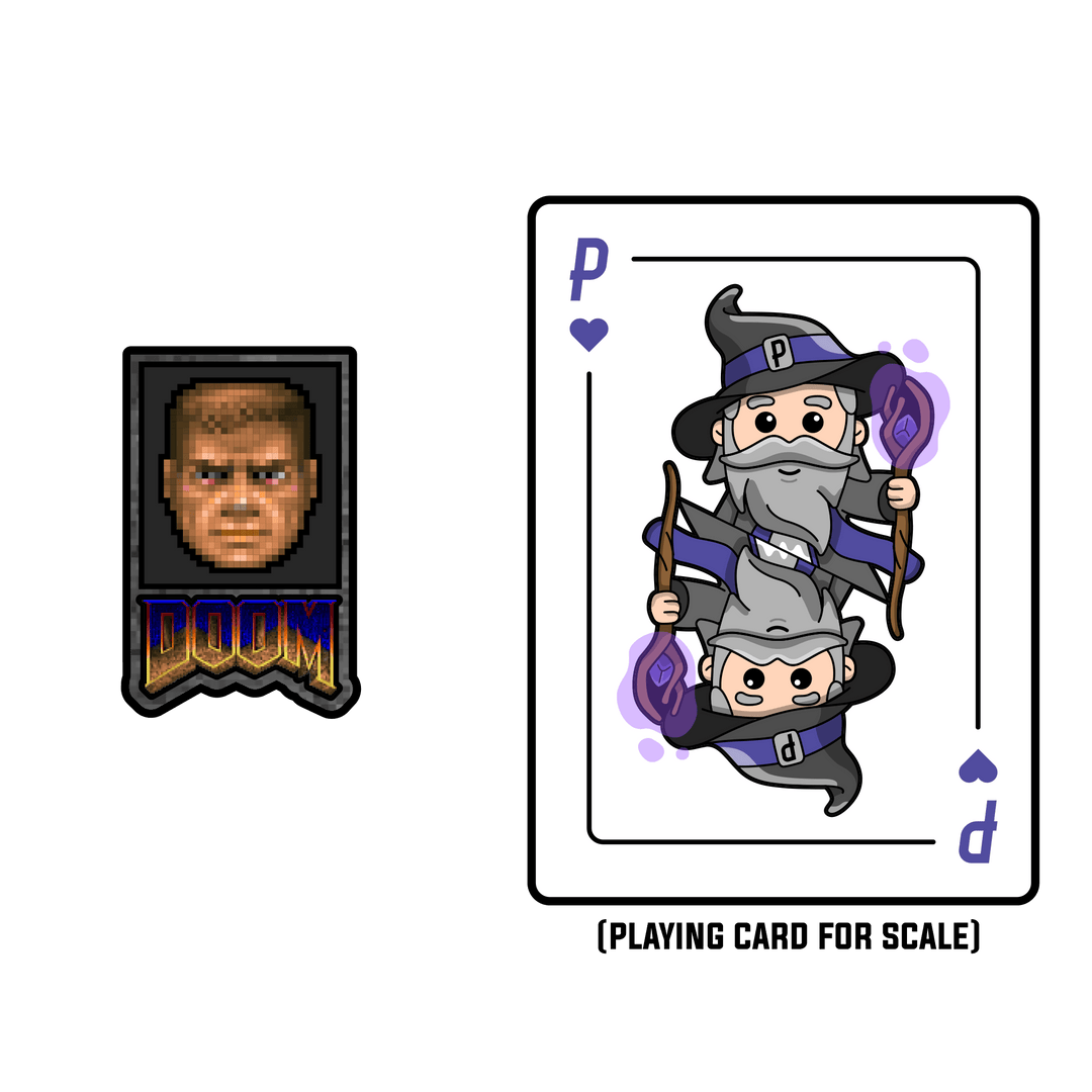DOOM - DOOM Guy Blind Box Pin - Pinfinity - Augmented Reality Collectible Pins
