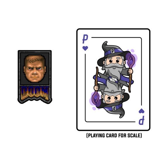 DOOM - DOOM Guy Blind Box Pin - Pinfinity - Augmented Reality Collectible Pins