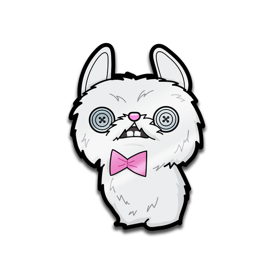 Fuggler Alley Cats Cheezee (Cream) pin