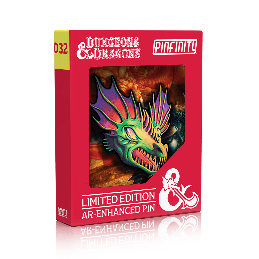 Dungeons & Dragons - Classic Dragon AR Pin - Pinfinity - Augmented Reality Collectible Pins