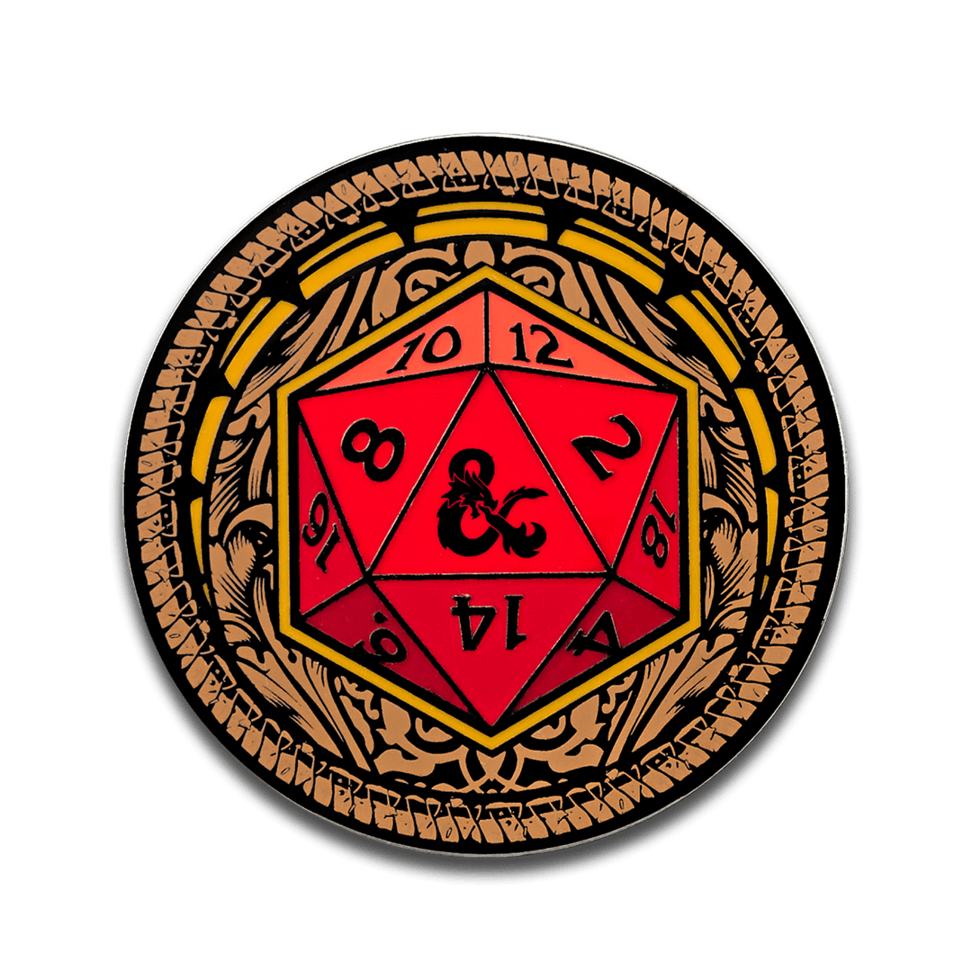 Dungeons & Dragons - D20 - Pinfinity - Augmented Reality Collectible Pins