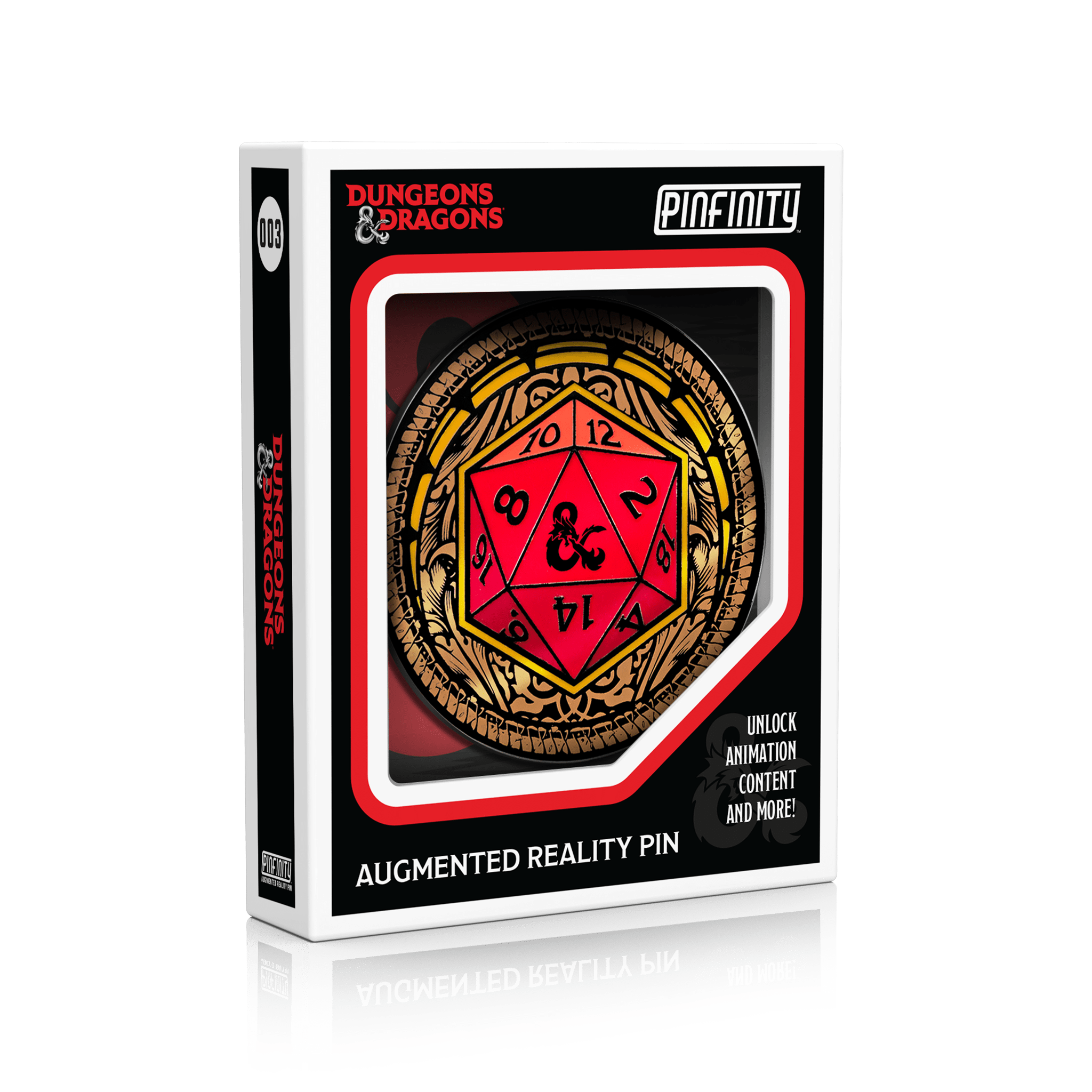 Dungeons & Dragons - D20 - Pinfinity - Augmented Reality Collectible Pins