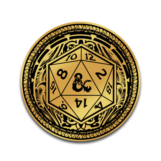 Dungeons & Dragons - D20 Black & Gold