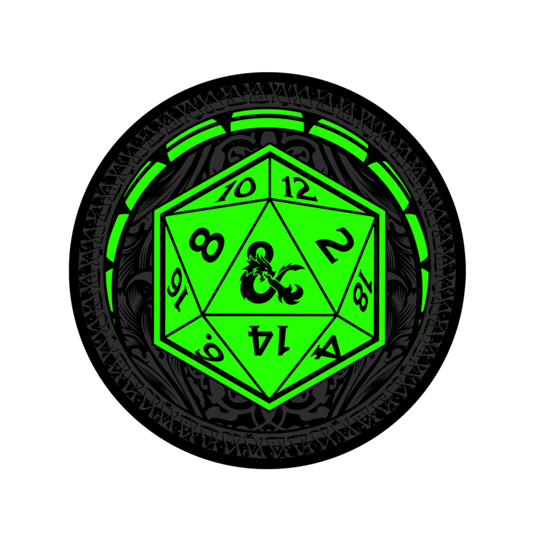 Dungeons & Dragons - D20 GLOW EDITION - Pinfinity - Augmented Reality Collectible Pins