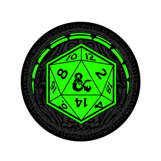 Dungeons & Dragons - D20 GLOW EDITION - Pinfinity - Augmented Reality Collectible Pins