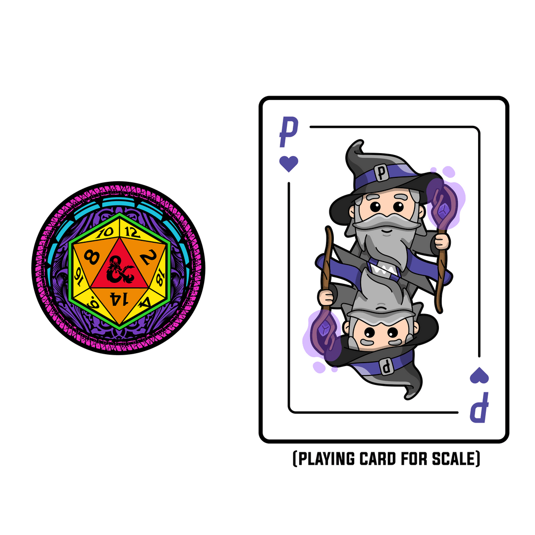 Dungeons & Dragons - D20 Prismatic Edition - Pinfinity - Augmented Reality Collectible Pins