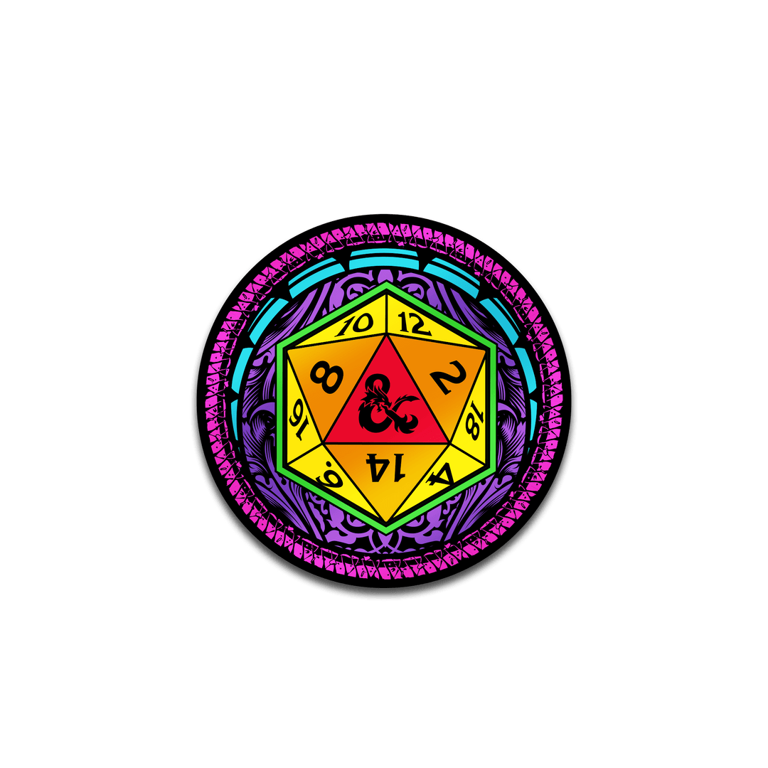 Dungeons & Dragons - D20 Prismatic Edition - Pinfinity - Augmented Reality Collectible Pins