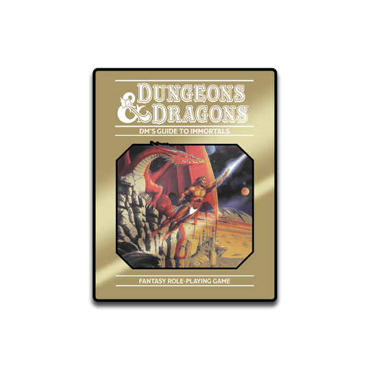 Dungeons & Dragons - DM's Guide to Immortals (Gold) - Pinfinity - Augmented Reality Collectible Pins